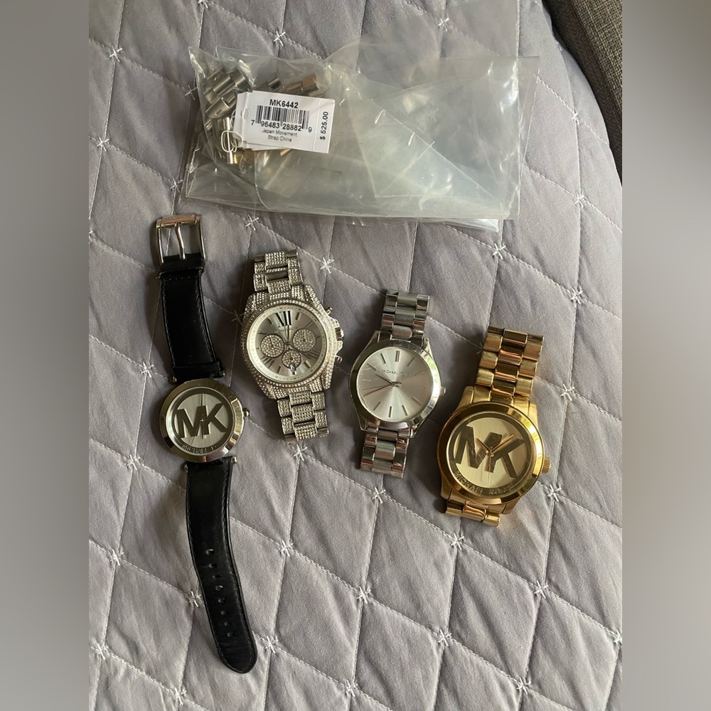 Lot of 4 MK watches